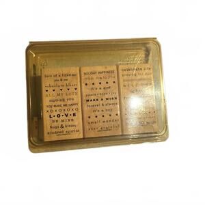 Stampin' Up! Wooden Stamp Set / Retired / So Many Sayings